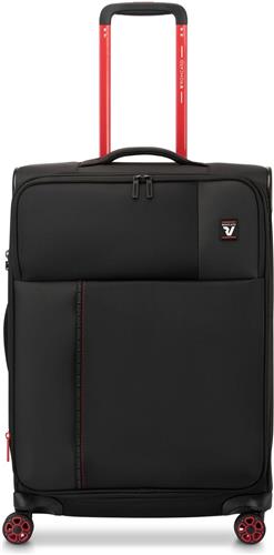 Roncato Move Soft Medium Trolley Expandable 64 cm Smoke Black