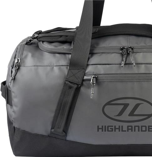 Highlander reistas Hauler Duffel - 90 liter - Donker Grijs