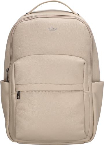 Charm London Mulberry street Rugzak 15,6 inch Laptop Vak Rugtas - Beige