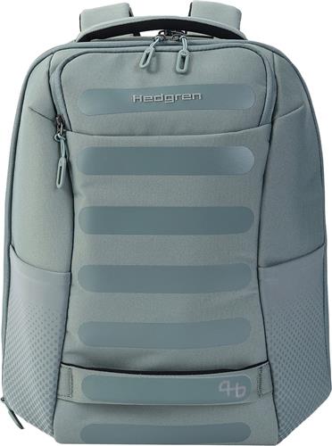 Hedgren Vrije tijd rugzak Rugzak met laptopvak Hcmby Comby Backpack RFID 15,6" Grey - Green Blauwgrijs