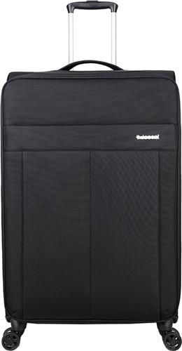 Decent D-Upright Large Koffer - 76 cm Expandable - TSA slot - Zwart