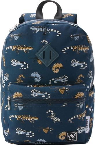 YLX Gear & Freek Vonk Oriole Rugzak | Sailor Blue & Varans | blauw varaan . Gemaakt van gerecyclede plastic flessen. Eco-vriendelijk. Rugzak - rugtas - schooltas - jongen - meisje - kinderen - leguaan - basisschool - dieren