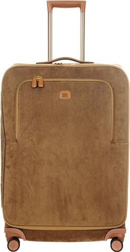 BRIC'S Life Trolley 4w Camel Lichtbruin 74cm
