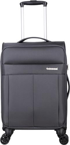 Decent D-Upright Handbagage Koffer - 55 cm - TSA slot - Grijs