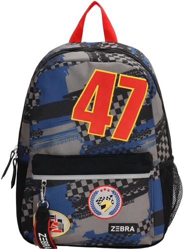 Zebra Trends Boys Rugzak 13,3 inch (29,4x16,6 cm.) - Zwart Donkerblauw