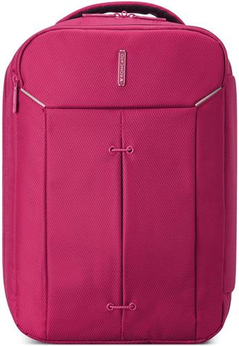 Roncato Ironik 2.0 Mini Expandable Underseat Backpack Ryanair Magenta