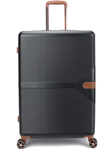 Decent Stella Grote Koffer - 77 cm -108 Liter - TSA Slot - Zwart