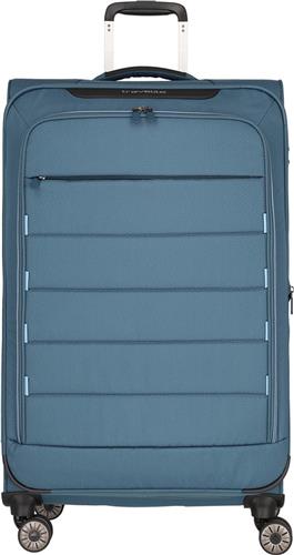Travelite Skaii 4 Wiel Trolley L Expandable Blue/Lightblue