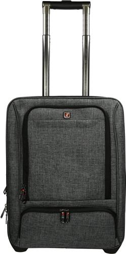 Enrico Benetti Frankfurt 75008 Laptop trolley 17 inch handbagage koffer - Grijs