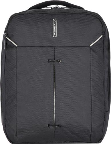 Roncato Ironik 2.0 Mini Expandable Underseat Backpack Ryanair Black