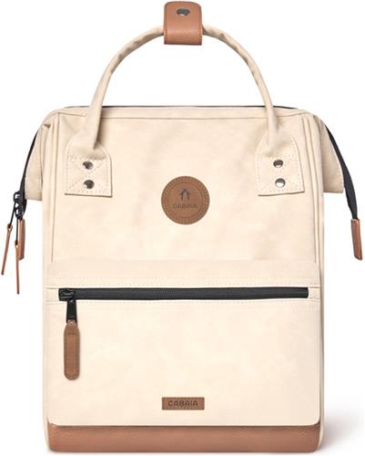 CABAIA vrije tijd rugzak rugzak met laptopvak Adventurer Vegan Nubuck Backpack 10L Andenne beige