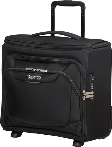 American Tourister Reiskoffer - Summerride upright 55 (2 wielen) underseater - uitbreidbaar - 2.1 kg - Black