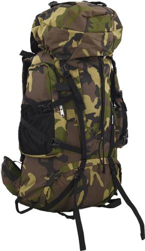 vidaXL - Wandelrugzak - 80 - L - camouflage - oxford - stof - groen