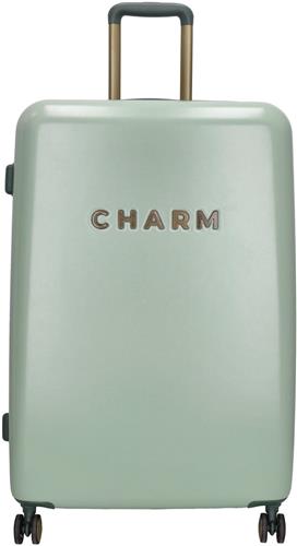 Charm London Capetown Koffer - Trolley - ABS - TSA Slot - 76.5 cm - Lichtgroen
