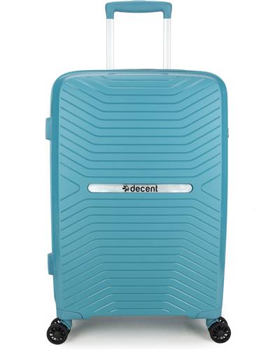 Decent CROSS-ONE PP Trolley 66 cm - 63 Liter - TSA slot - Petrol