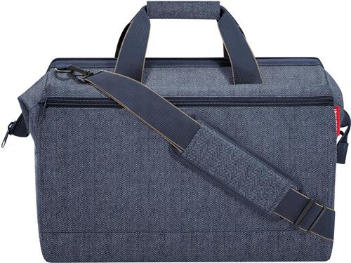 Reisenthel Allrounder L Pocket Reistas - 32L - Herringbone Donkerblauw