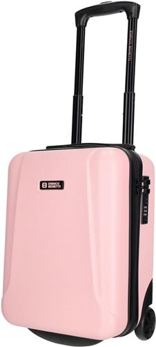 Enrico Benetti Handbagage koffer / Underseater / Trolley 40 x 28 x 20 cm - Edmonton - Roze