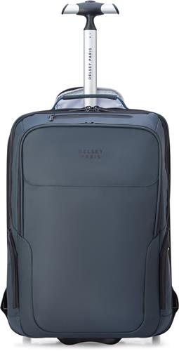 Delsey Parvis Plus Backpack Trolley - Water Resistant - 2 Compartments - 17,3 inch - Grey