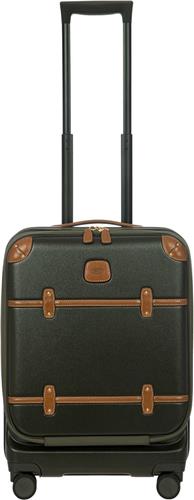 BRIC'S met laptopvak Bellagio Trolley With Organizer Olive Olijfgroen 55cm