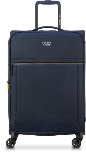 Delsey Brochant 3 - 67 cm Vergrootbare Reiskoffer - 60L - Navy Blue
