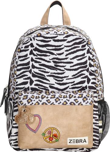 Zebra Trends Girls Rugzak - Wit Beige