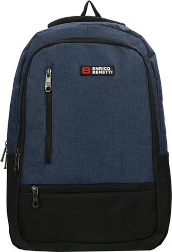 Enrico Benetti Hamburg Laptop Rugzak - 15" Laptop, 25 liter - 62124 - Blauw
