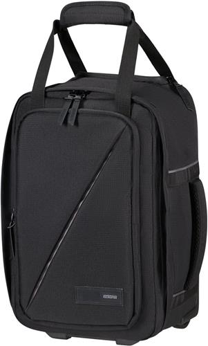 American Tourister Rugzak Trolley Take2Cabin Backpack / WH 20L Black Zwart 40cm