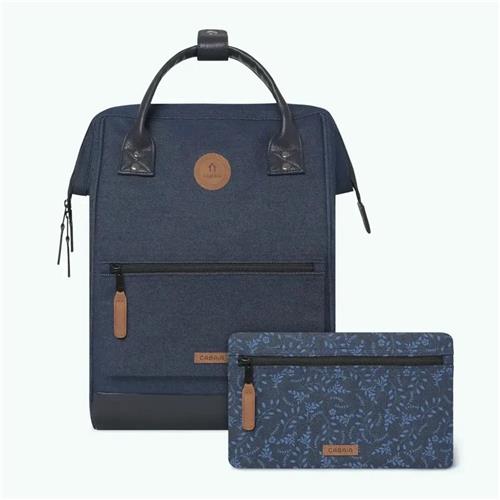 CABAIA vrije tijd rugzak rugzak met laptopvak Adventurer Denim Backpack 18L Namur donkerblauw