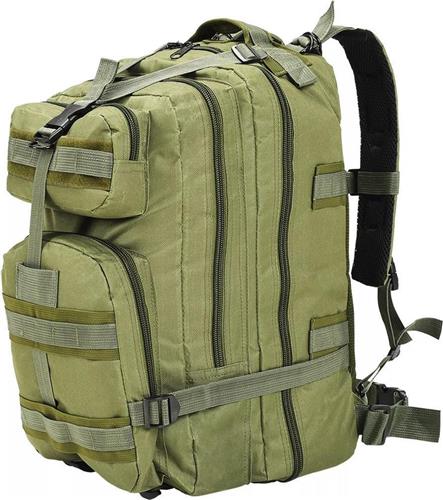 vidaXL - 91382 - Rugzak - legerstijl - 50 - L - olijfgroen