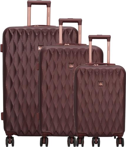 Charm London Honey Koffer - Bordeaux rood