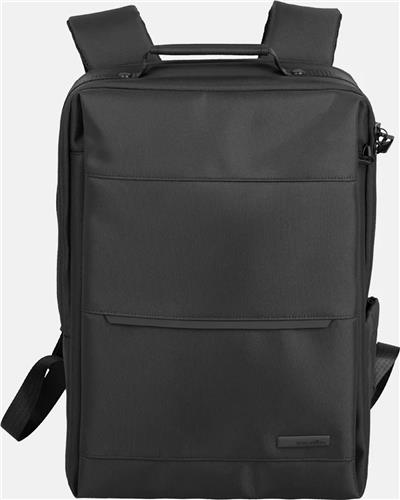 travelite Vrije tijd rugzak Rugzak met laptopvak Workfloow Backpack 18L Black Zwart