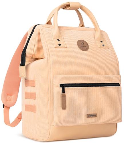 CABAIA vrije tijd rugzak rugzak met laptopvak Adventurer Recycled Velvet Backpack 18L Quito abrikoos