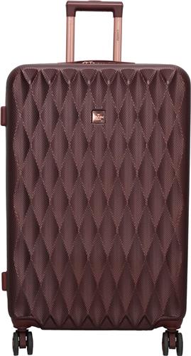 Charm London Honey Travel Grote Koffer - 76 cm - 90 liter - Bordeaux Rood