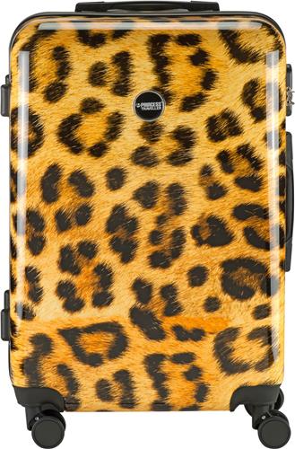 Princess Traveller Animal Print - Reiskoffer  Leopard - Medium - 66cm - Dubbele wielen