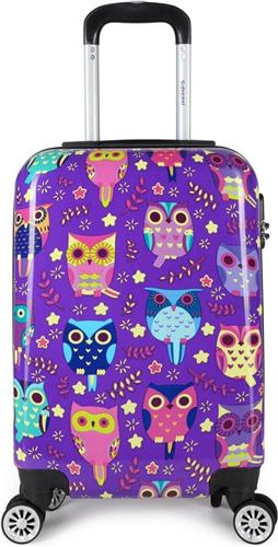 Decent Forenza Handbagage koffer - 55 cm - Owls