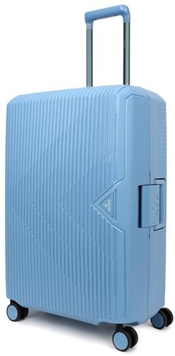 Decent Koffer / Trolley - 67 cm (Medium) - Smart - Blauw