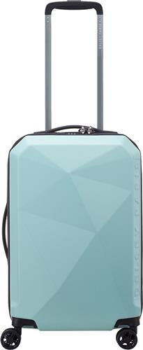 DELSEY PARIS Karat 4 Double Rolls Trolley 55 Aqua Lichtblauw