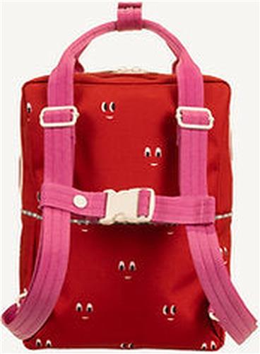 Sticky Lemon Backpack/Boekentas Small Special Edition - Better Together - Eyes - Basketball Red