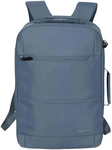 travelite Vrije tijd rugzak Rugzak met laptopvak Workfloow Backpack 23L Denimblue Blauwgrijs