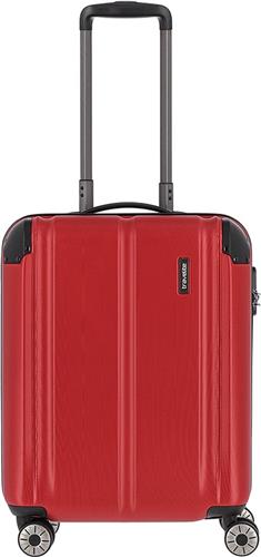 Travelite Handbagage Harde Koffer / Trolley / Reiskoffer - 55 x 40 x 20 cm - City - Rood