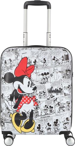 American Tourister Reiskoffer - Wavebreaker Disney spinner (4 wiel) 55 cm - handbagage - Mickey comics White - 36 l