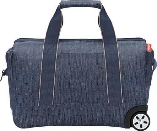 Reisenthel Allrounder Trolley Reistas Op 2 Wielen - 30L - Herringbone Donkerblauw