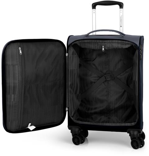 Gabol handbagage koffer Cloud zwart/grijs 114022