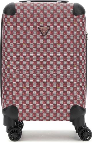 GUESS Trolley Wilder 18 in 8-Wheeler Claret Logo Rood 53cm