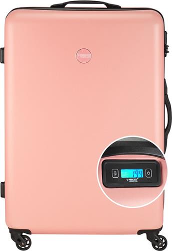 Princess Traveller PT01 Scale - Reiskoffer met geintegreerde weegschaal - Peony Pink - L - 76cm