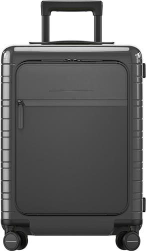 Horizn Studios met laptopvak Essential M5 Cabin Trolley Glossy Graphite Donkergrijs 55cm