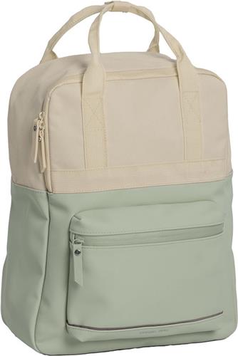 Daniel Ray Providenc Coated Rugtas 15.6" Mintgroen/Beige