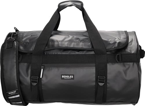 Beagles Originals Tokyo Reistas - Weekendtas - Draagbaar op rug - Waterproof - Sterk Zeildoek - Zwart