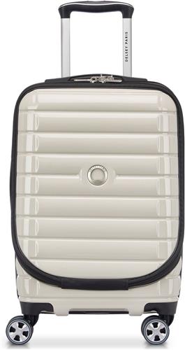 DELSEY PARIS met laptopvak Shadow 5.0 Expandable 4DR Business Cabin Trolley 55 Ivoire Crème