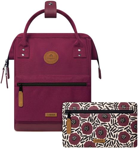 CABAIA vrije tijd rugzak rugzak met laptopvak Adventurer Essentials Backpack 10L Nice (rood)paars